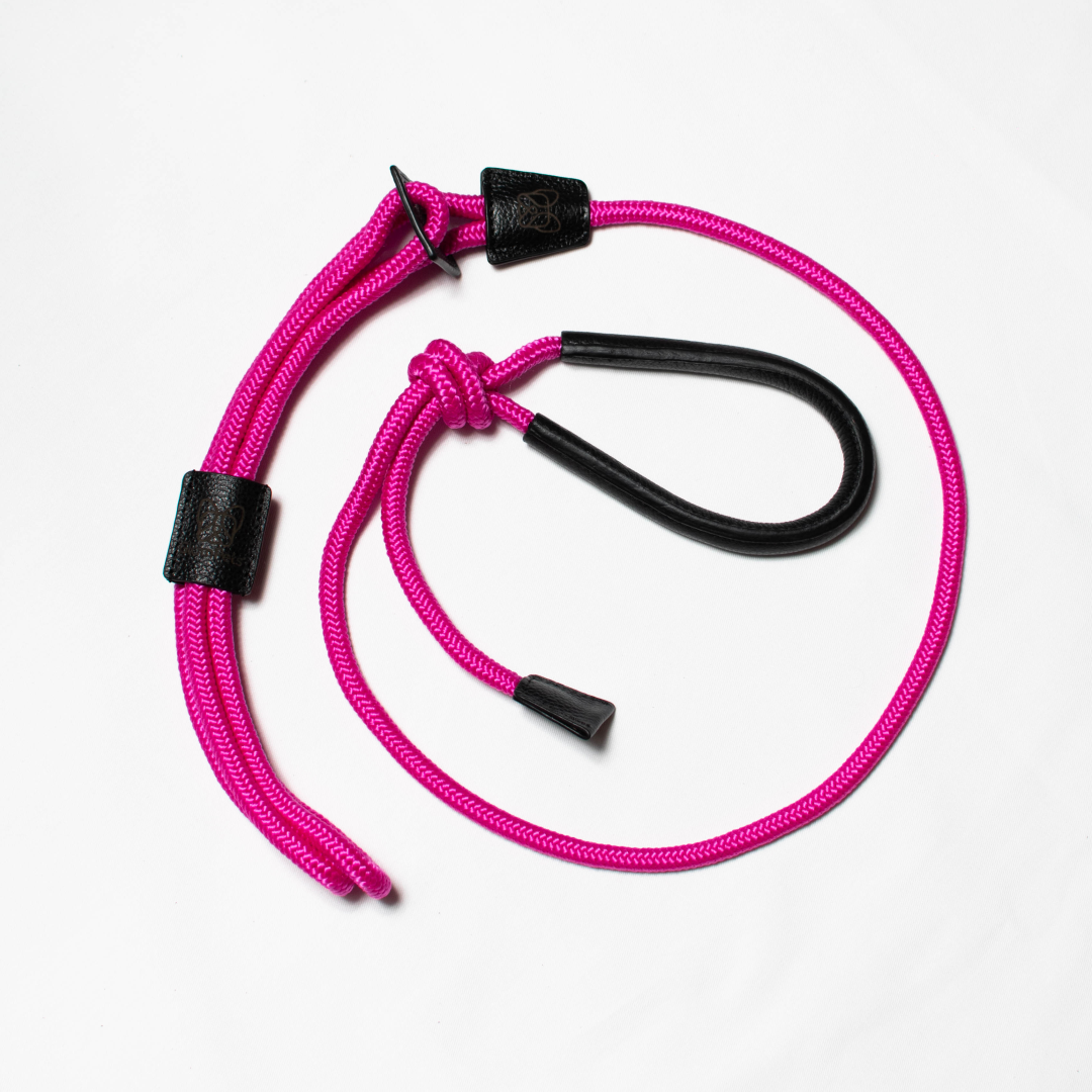 Pechea / Traílla - color fucsia con negro