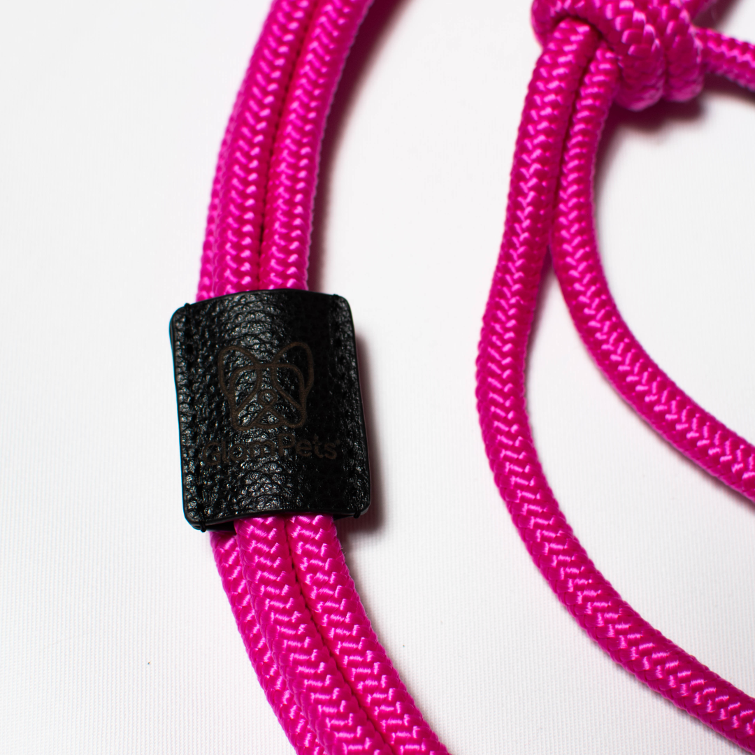 Pechea / Traílla - color fucsia con negro