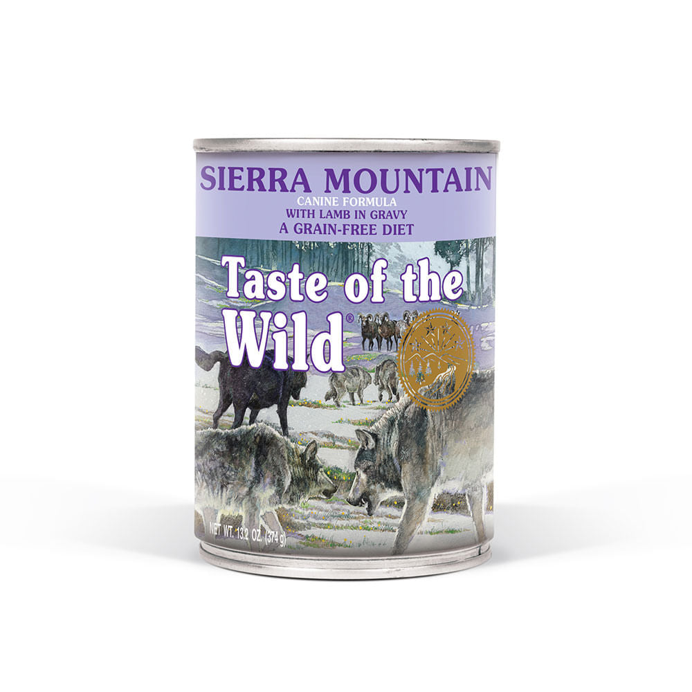 Alimento húmedo Taste of the Wild Tray Tow lata sierra mtn