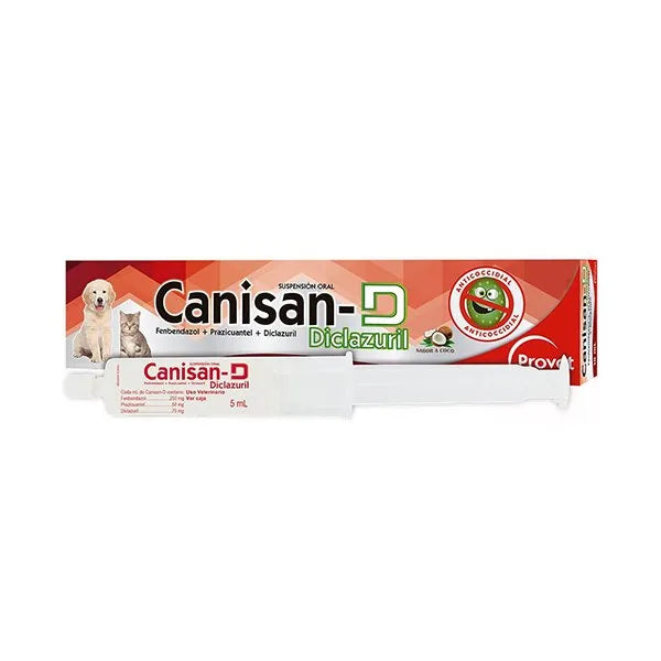 Canisan-D Diclazuril. perros y gatos 2.5ml