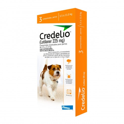 Credelio lotilaner perro 225mg 5.5-11 kg