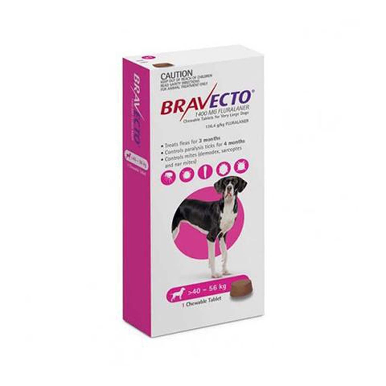 Bravecto 40 - 56kg 400mg