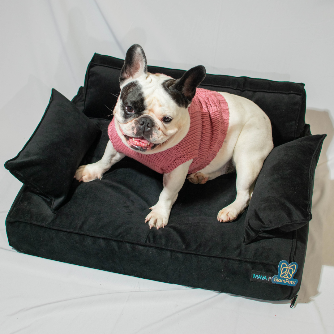 Sofá cama para mascotas - color negro 60cm