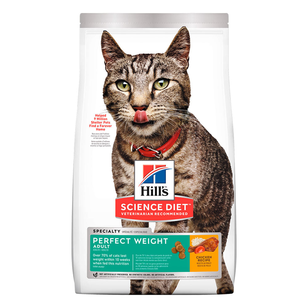 Alimento Para Gato Hills Adult Perfect Weight
