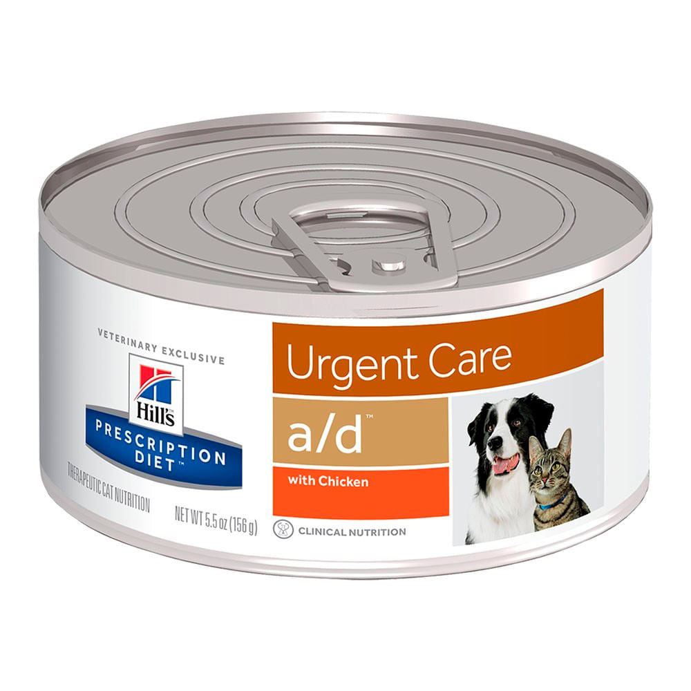 Alimento Húmedo Para Perro y gato Hills Urgent Care A/D