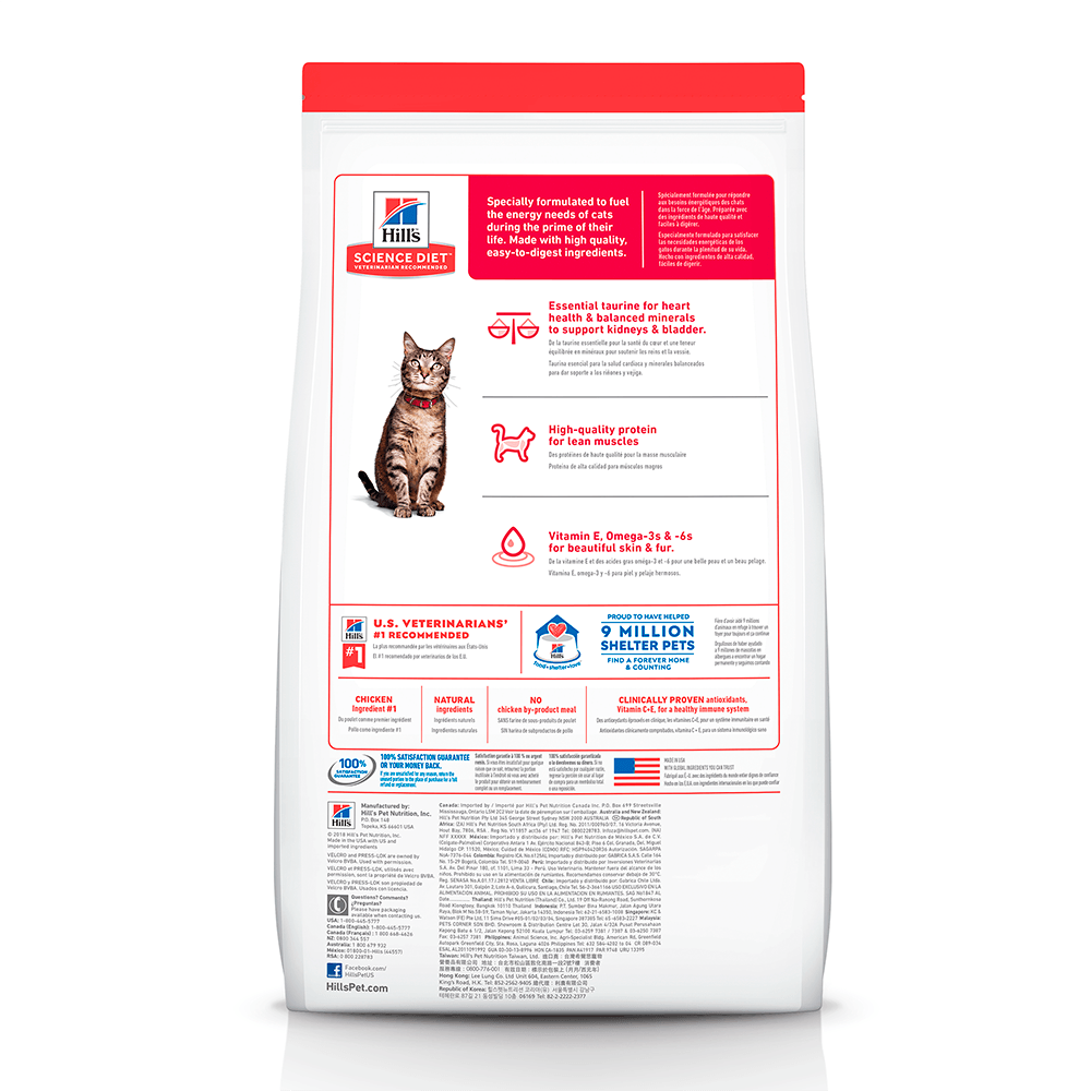Alimento Para Gato Hills Adultos Optimal Care