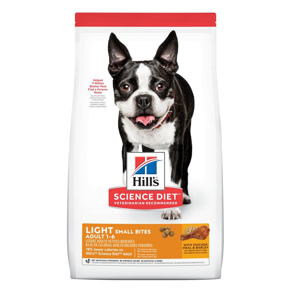 Alimento Para Perro Hills Adulto Light Small Bites