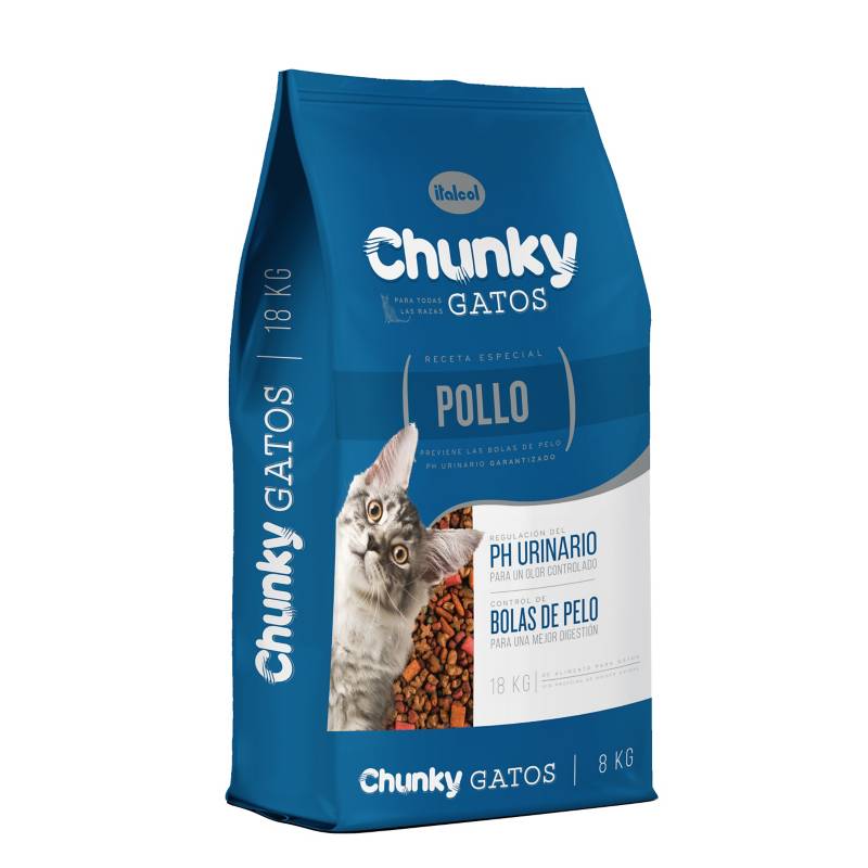 Alimento Seco Chunky para Gato Pollo
