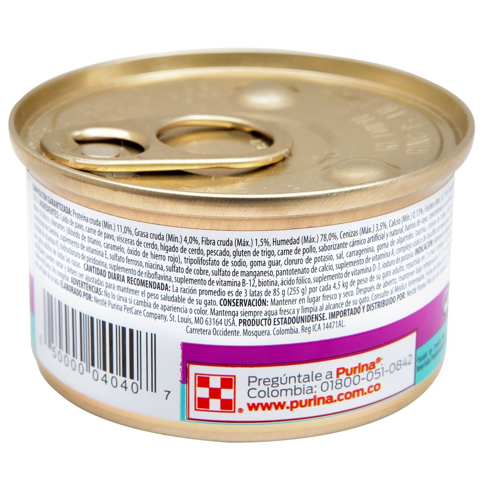 Alimento Gato Fancy Feast Terrine Pavo