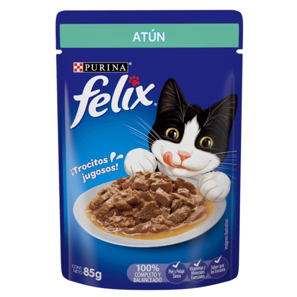Alimento Húmedo Para Gato Felix Classic Atún