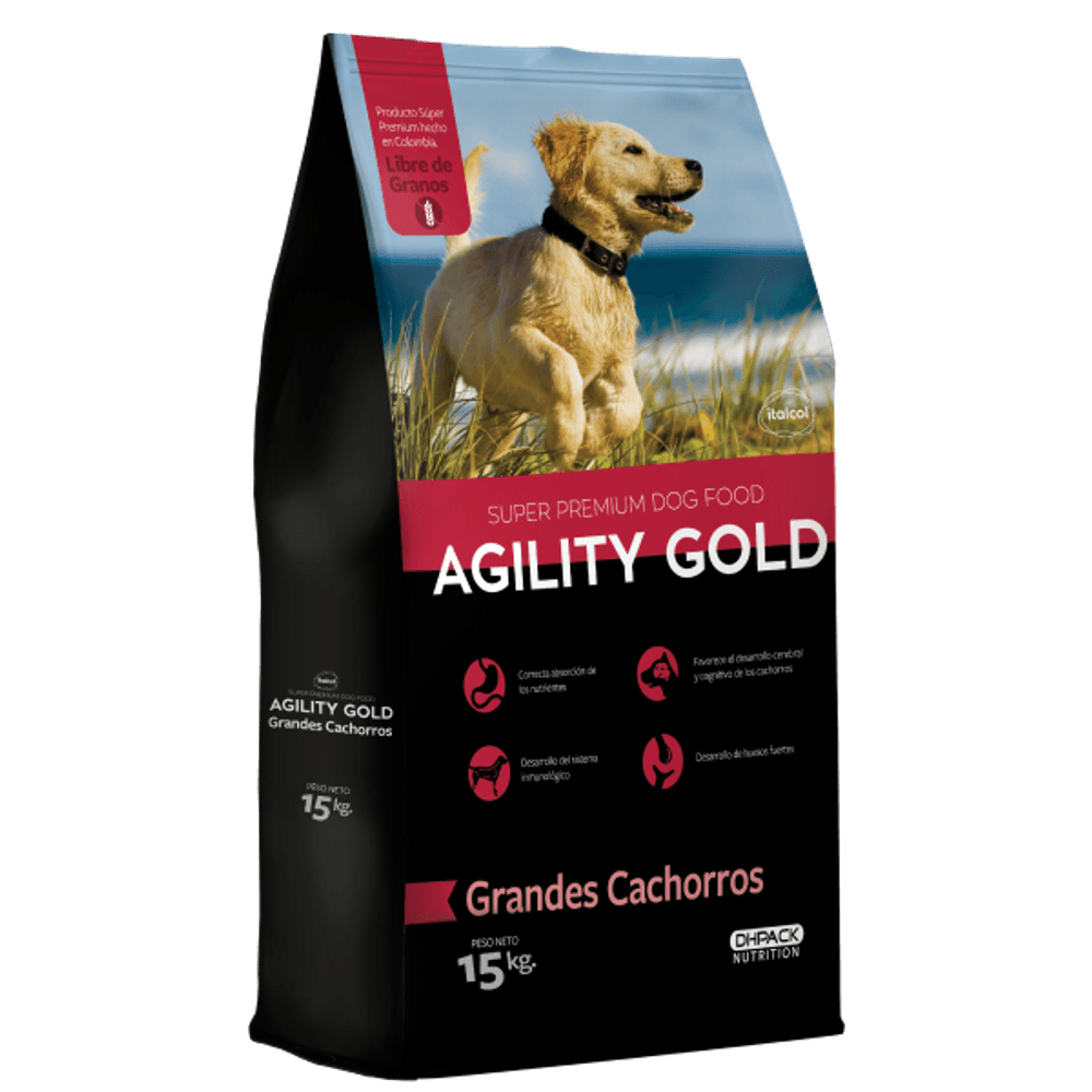 Alimento Para Perro Agility Gold Grandes Cachorros
