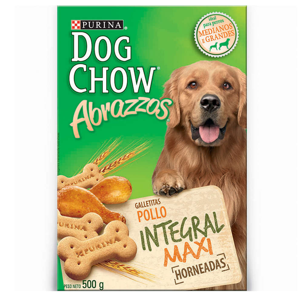 Snack dog chow abrazzos para perros adultos