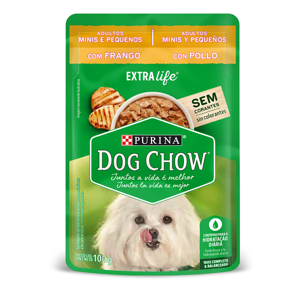 Alimento Húmedo Perro Dog Chow Adultos Minis y Pequeños Pollo