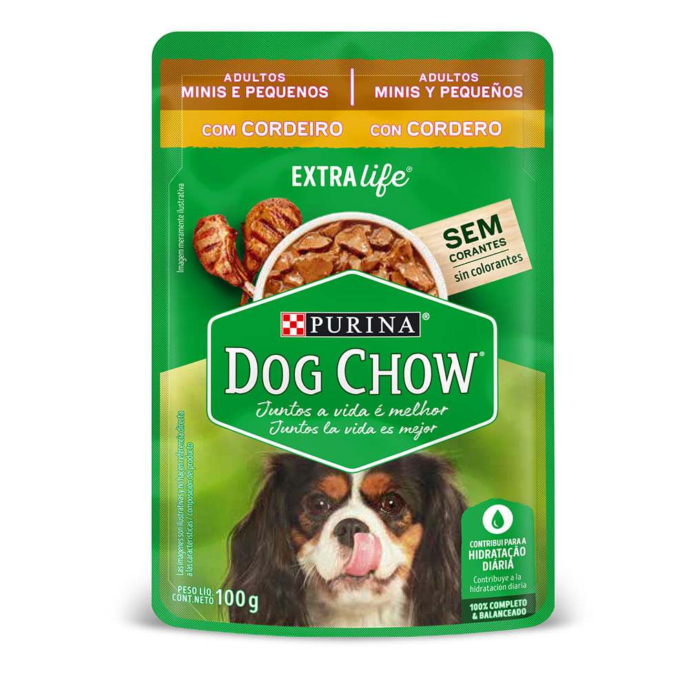 Alimento Húmedo Perros Dog Chow Adultos Minis y Pequeños Cordero