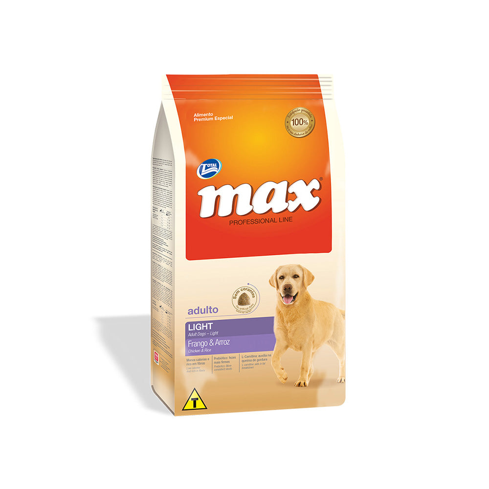 Alimento max light mature frango y arroz