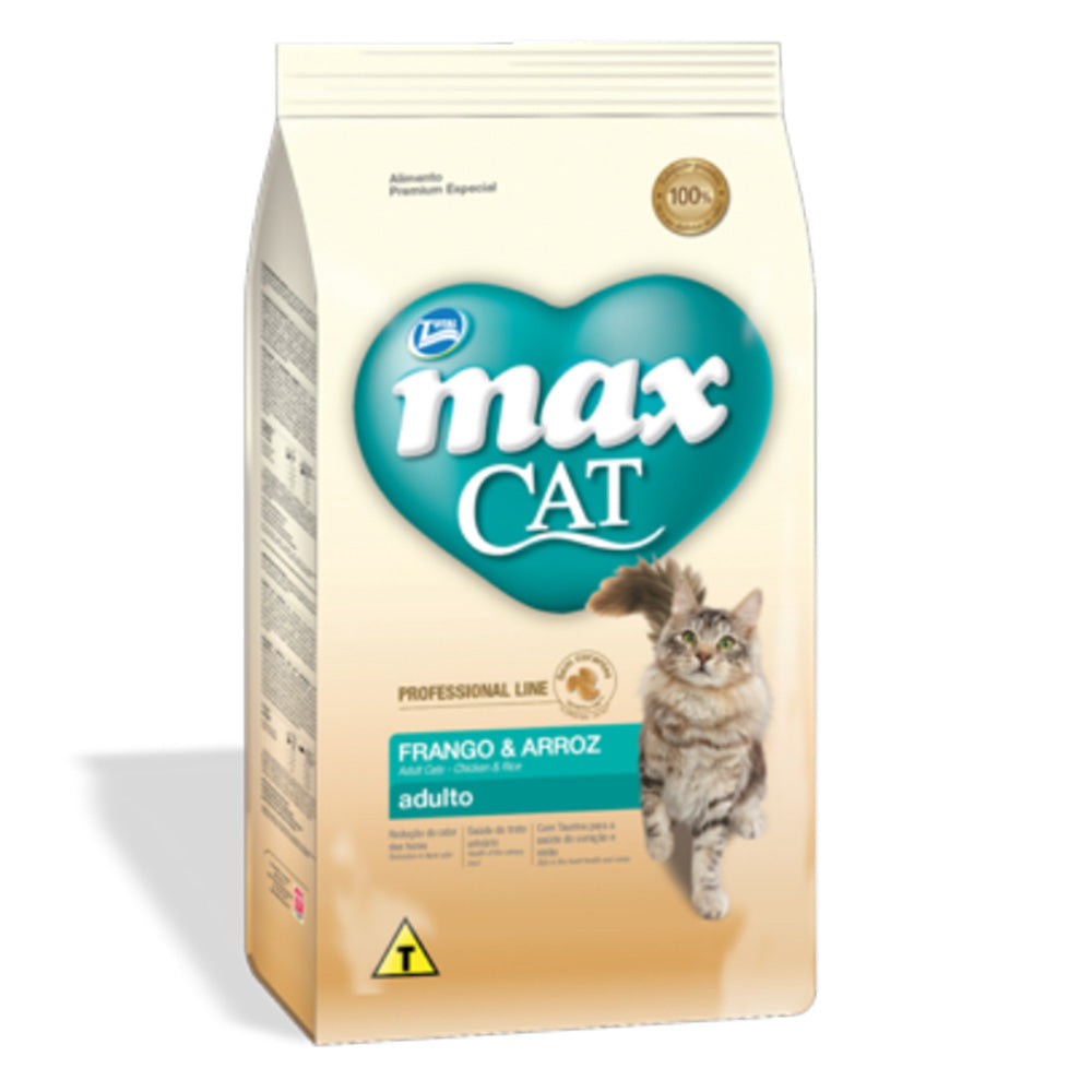 Alimento max cat line adulto frango arroz