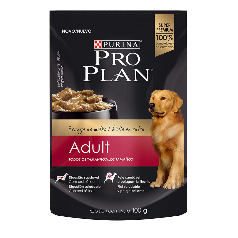 Alimento Húmedo Perros Pro Plan Wet Dog Adult Chicken