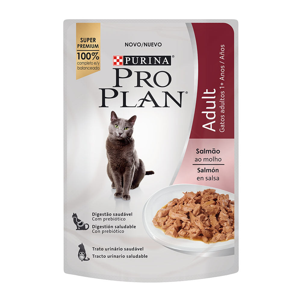 Alimento Húmedo Gatos Pro Plan Wet Cat Adulto Salmon