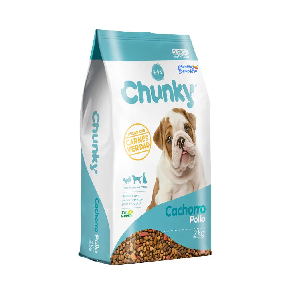 Alimento Chunky para cachorros de pollo