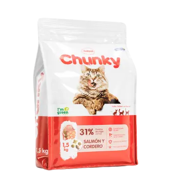 Alimento Chunky para Gatos Salmón y Cordero