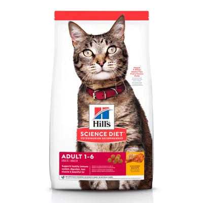 Alimento hill's F adult 1-6 indoor chicken