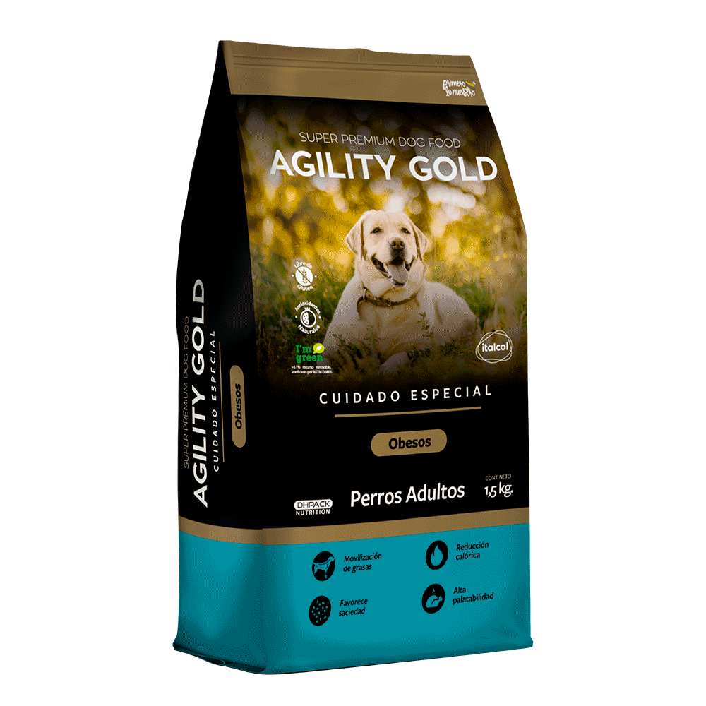Alimento Agility Gold Adultos Obesos