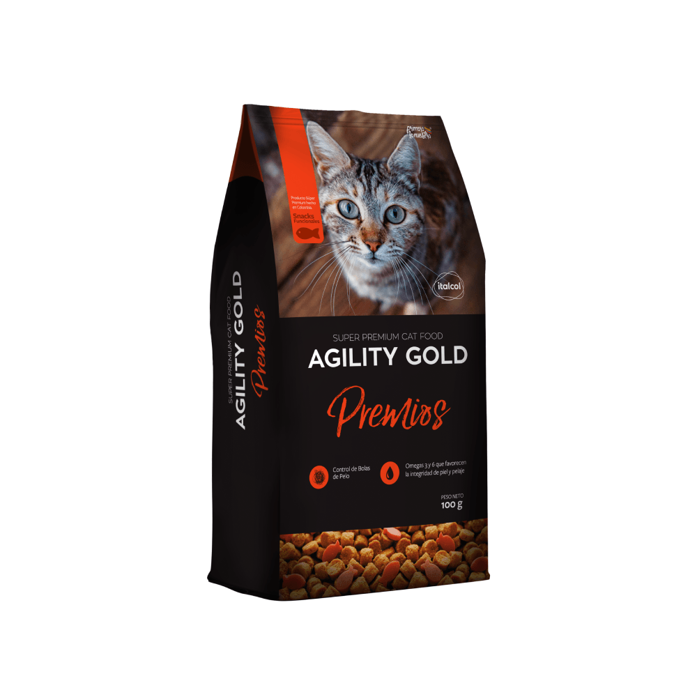 Snack Para Gato Agility Gold Premios