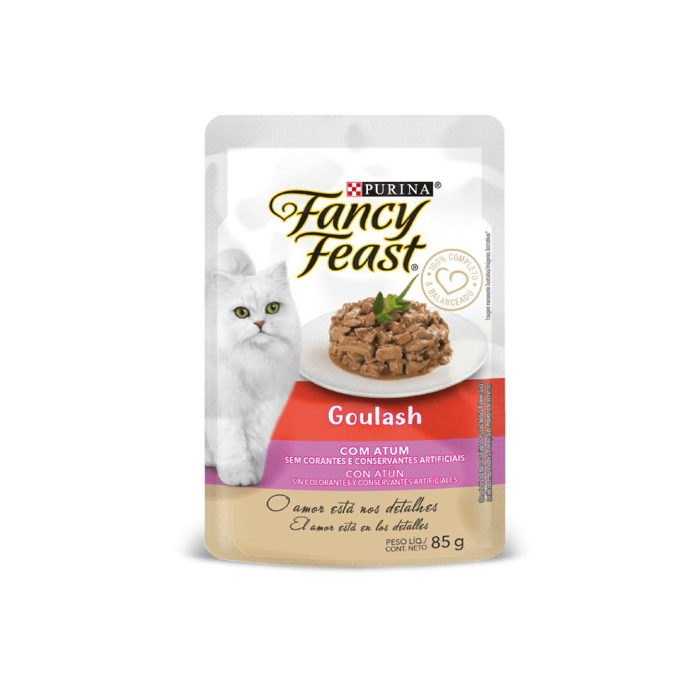 Alimento Húmedo Gato Fancy Feast Pouch Goulash Atún