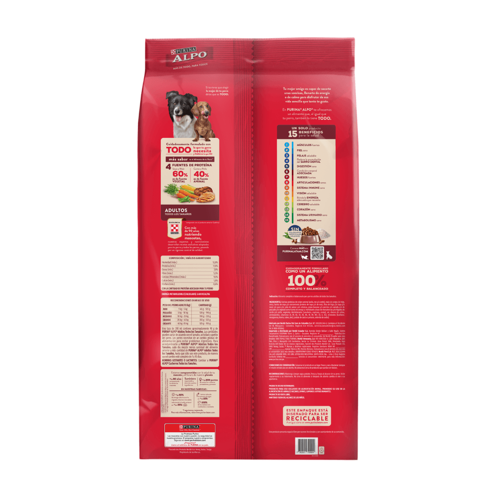 Alimento Para Perro Alpo Adulto Todos Los Tamaños