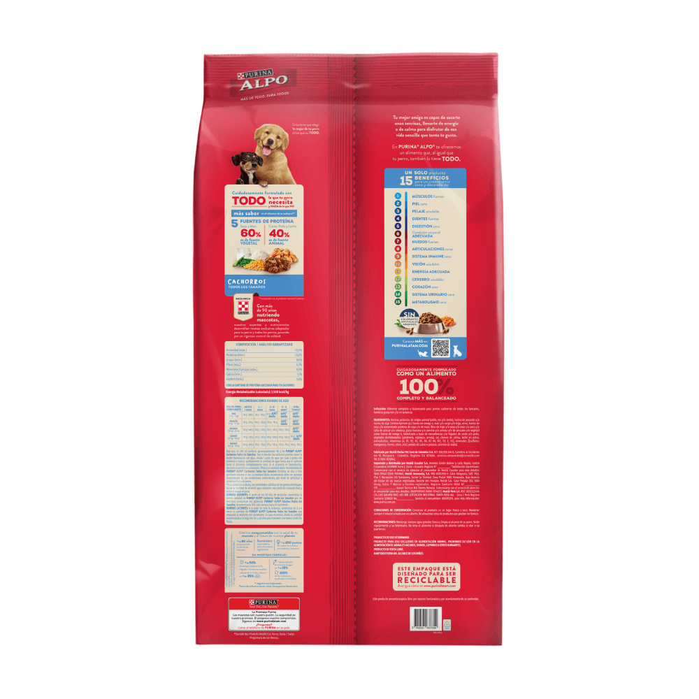 Alimento Para Perro Alpo Cachorro Todos Los Tamaños