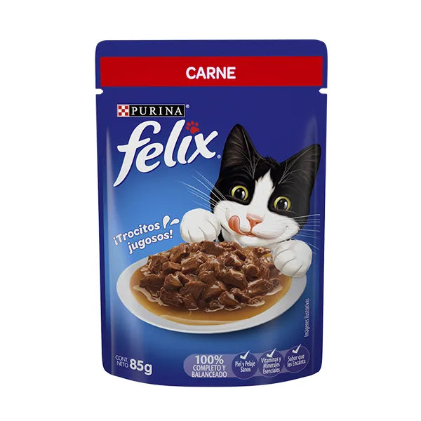 Alimento Húmedo Gato Felix de Carne