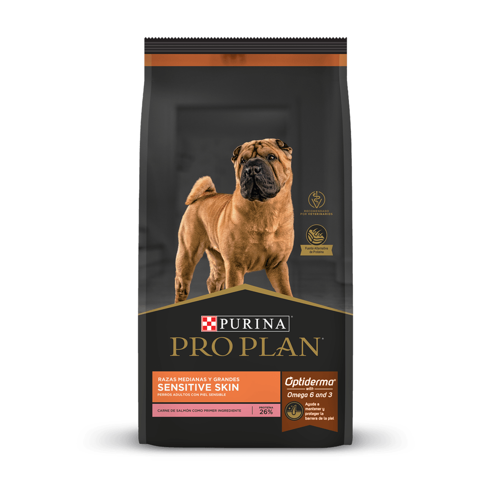 Alimento Perro Pro Plan Sensitive Skin Medium and Large Breed